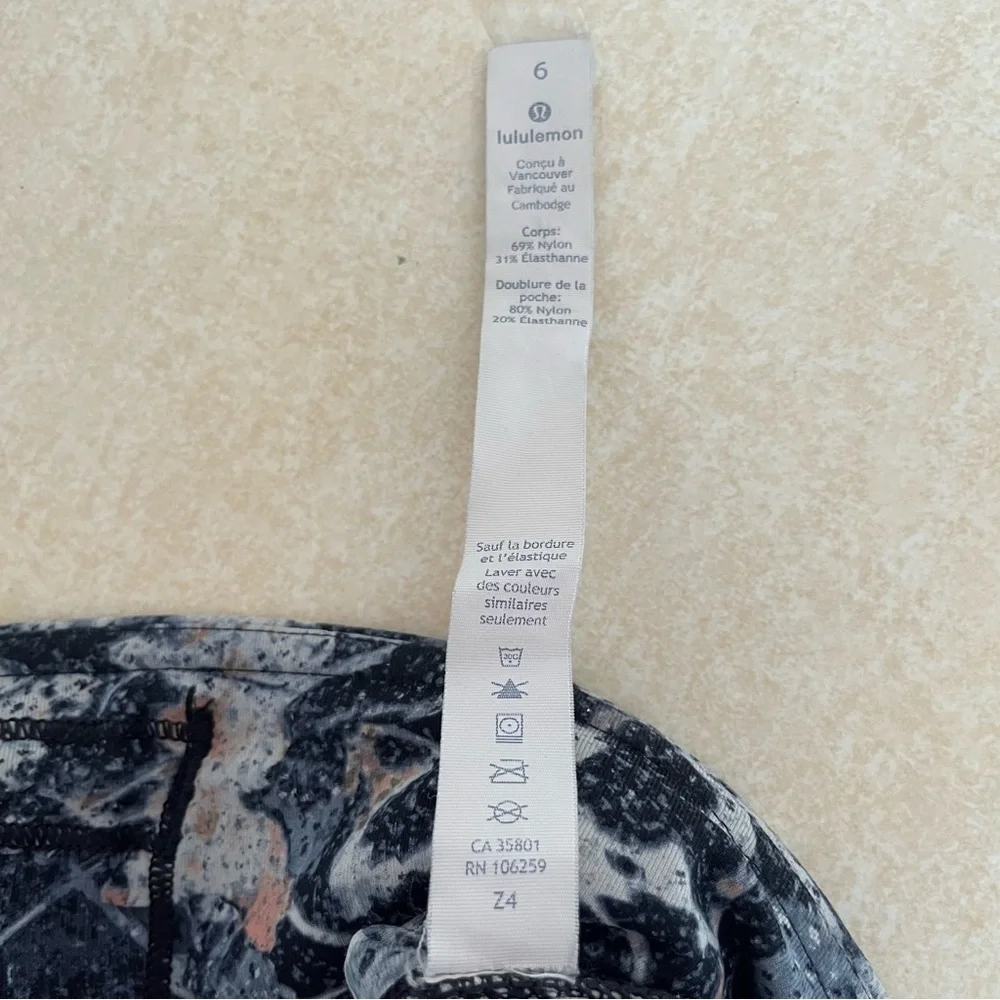 Lululemon Wunder Under Hi-Rise Tight Leggings Spring Bloom Multi 37633
